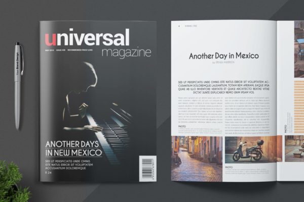一套专业干净设计风格InDesign大洋岛精选杂志模板 Magazine Template缩略图 一套专业干净设计风格InDesign大洋岛精选杂志模板 Magazine Template