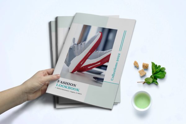 时尚服饰品牌产品目录大洋岛精选Lookbook设计模板 Lookbook Template