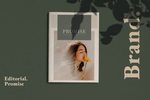 企业产品画册Lookbook版式设计模板 Promise – Lookbook