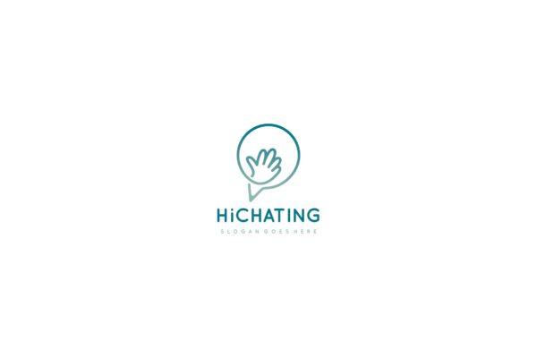 聊天社交工具Logo设计大洋岛精选模板 Chat Logo
