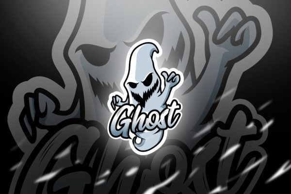 幽灵图案游戏竞技俱乐部战队队徽Logo模板 ghost – Mascot & Esport Logo缩略图 幽灵图案游戏竞技俱乐部战队队徽Logo模板 ghost – Mascot & Esport Logo