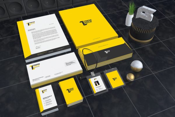 企业VI形象设计办公用品设计套装 Tress Hold Construction Corporate Identity
