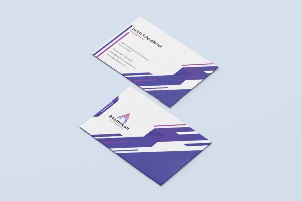创意科技公司企业大洋岛精选名片模板 Creative Business Card Template缩略图 创意科技公司企业大洋岛精选名片模板 Creative Business Card Template
