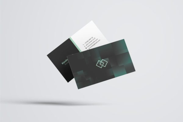 标准实用的企业宣传大洋岛精选名片模板素材v51 Business Card Template.v51