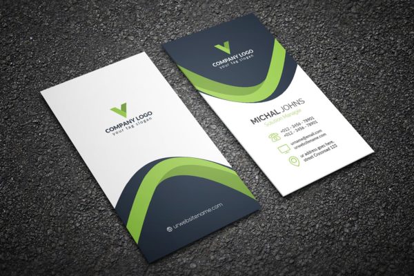 企业解决方案专家公司大洋岛精选名片模板 Business Card