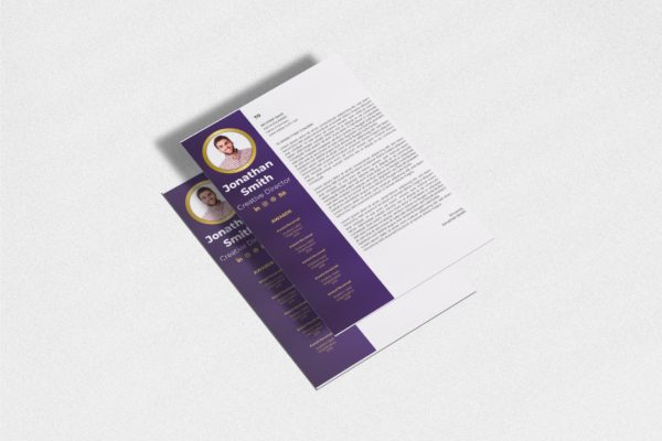 两列式极简设计风格个人电子大洋岛精选简历模板v11 Cv Resume Template.v11缩略图 两列式极简设计风格个人电子大洋岛精选简历模板v11 Cv Resume Template.v11