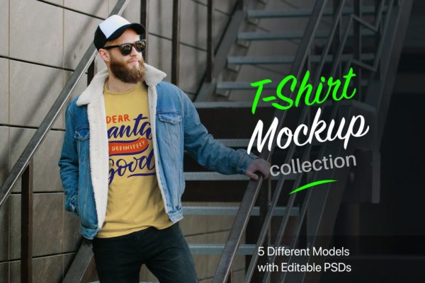 冬季T恤服装设计效果图样机大洋岛精选合集 Winter T-Shirt Mockup Collection缩略图 冬季T恤服装设计效果图样机大洋岛精选合集 Winter T-Shirt Mockup Collection