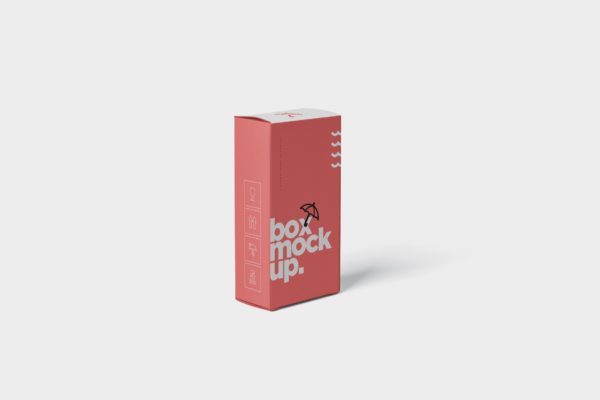 避孕套包装盒外观设计大洋岛精选模板 Box Mockup Long Vertical Rectangle缩略图 避孕套包装盒外观设计大洋岛精选模板 Box Mockup Long Vertical Rectangle