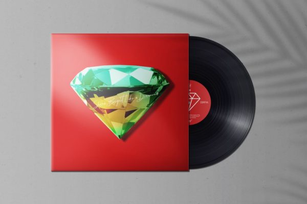 乙烯基唱片专辑设计效果图大洋岛精选v2 Vinyl Record Album Mock-Ups Vol.2