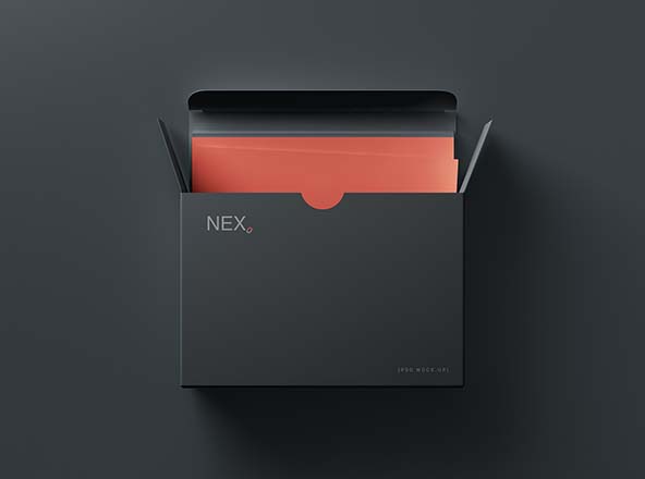 卡片包装盒外观设计效果图大洋岛精选 Card Box Mockup
