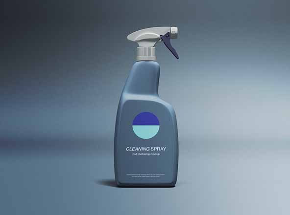 清洁喷雾器外观设计展示大洋岛精选 Cleaning Spray Mockup