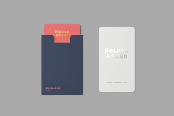 卡片&卡套设计效果图大洋岛精选 Holder and Card Mockups