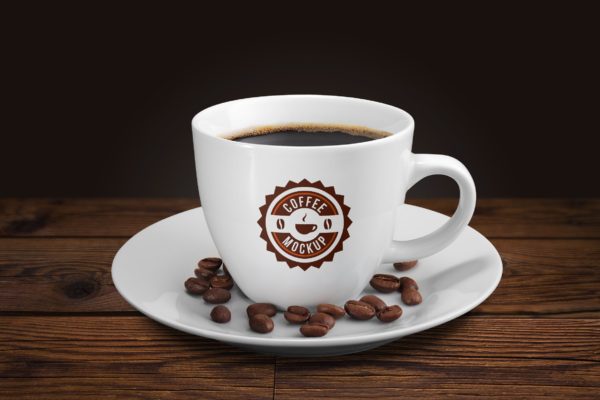 咖啡陶瓷杯咖啡品牌VI展示大洋岛精选 Coffee cup mockup