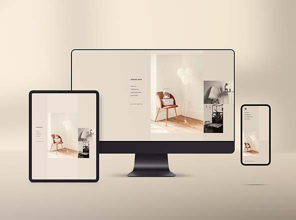 响应式网站设计作品展示PC/平板/手机大洋岛精选样机 Responsive Device Mockup