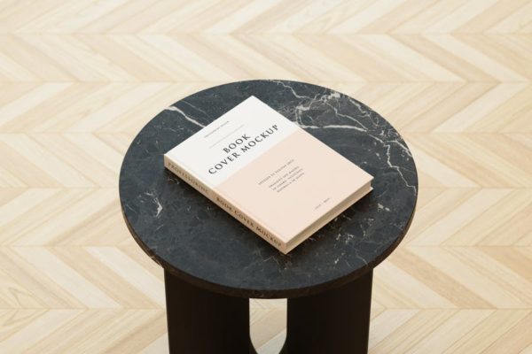 精装图书硬封设计效果图样机大洋岛精选 Book Cover Mockup