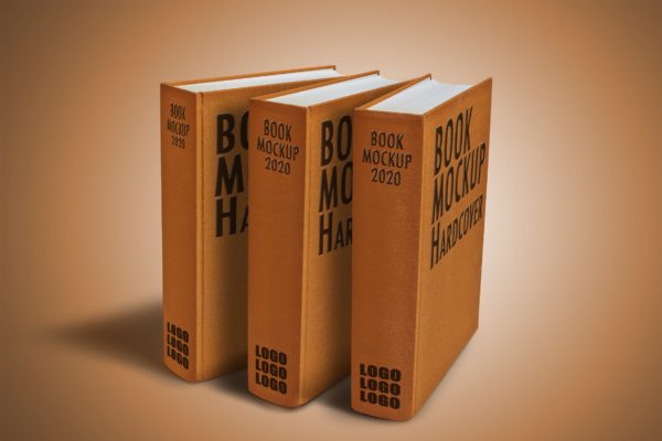 立放式精装硬封图书外观设计效果图样机大洋岛精选 Hardcover_Book_Mockup