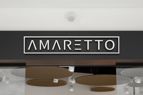 店铺店招Logo设计3D效果图样机大洋岛精选#2 3d Logo Storefront Sign Mockup #2