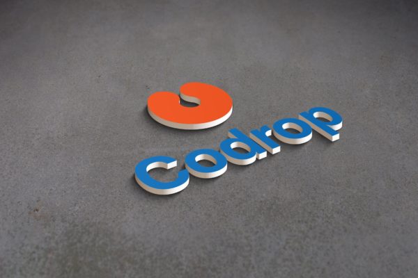 墙体3D立体Logo设计图样机大洋岛精选 3D Logo Mockup