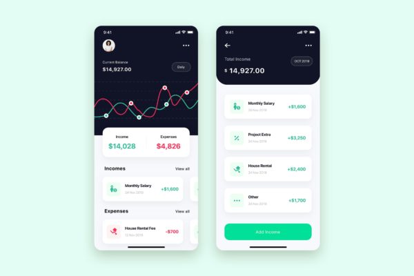 金融APP应用界面设计UI模板 Finance App UI Kit design for sketch缩略图 金融APP应用界面设计UI模板 Finance App UI Kit design for sketch