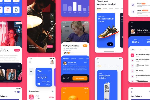 移动支付生活APP应用UI交互界面设计XD模板 BARIUM – Multipurpose Card-based_ADOBE XD缩略图 移动支付生活APP应用UI交互界面设计XD模板 BARIUM – Multipurpose Card-based_ADOBE XD