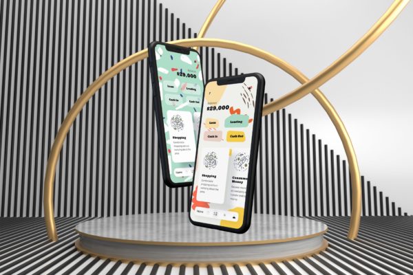 P2P网贷款金融APP应用UI设计大洋岛精选模板 Loans Finance Mobile App Ui