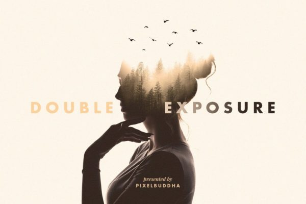 双重曝光创意艺术效果PS图层样式 Double Exposure Photoshop Effect