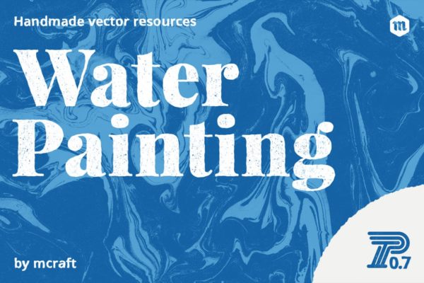 20款水彩纹理肌理矢量大洋岛精选背景 Water Painting Texture Pack Background