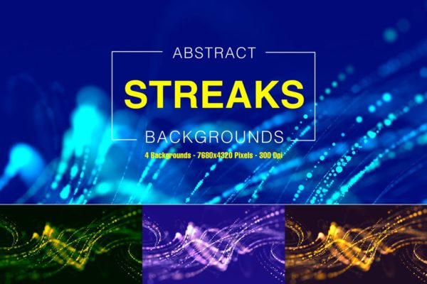 8K超高清抽象条纹水花背景图素材 Abstract Streaks