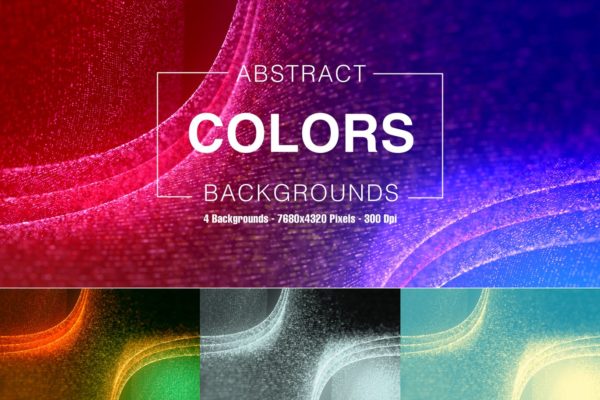 8K超高分辨率抽象彩色大洋岛精选背景素材 Abstract Colors