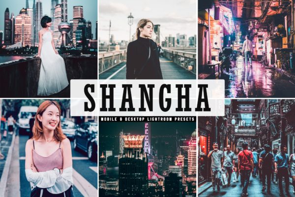 上海街景/夜景/人物摄影LR调色预设下载 Shanghai Mobile & Desktop Lightroom Presets