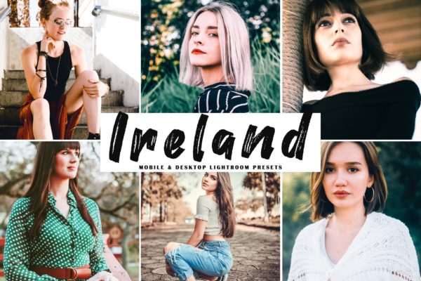 婚礼/旅行/影棚摄影后期处理大洋岛精选LR预设 Ireland Mobile & Desktop Lightroom Presets缩略图 婚礼/旅行/影棚摄影后期处理大洋岛精选LR预设 Ireland Mobile & Desktop Lightroom Presets
