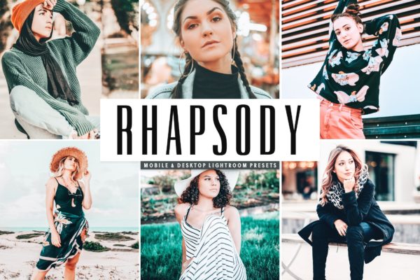高阶人像摄影调色滤镜大洋岛精选LR预设 Rhapsody Mobile & Desktop Lightroom Presets缩略图 高阶人像摄影调色滤镜大洋岛精选LR预设 Rhapsody Mobile & Desktop Lightroom Presets