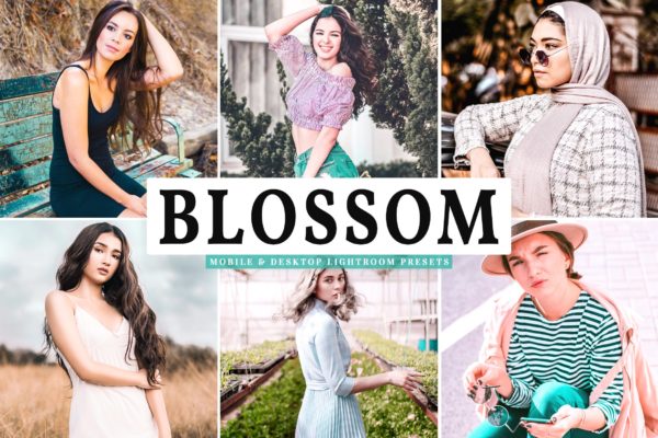粉色暖色系照片风格滤镜大洋岛精选LR预设 Blossom Mobile & Desktop Lightroom Presets缩略图 粉色暖色系照片风格滤镜大洋岛精选LR预设 Blossom Mobile & Desktop Lightroom Presets