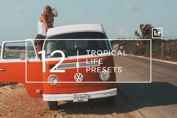 12款热带生活摄影LR调色滤镜预设 12 Tropical Life Lightroom Presets缩略图 12款热带生活摄影LR调色滤镜预设 12 Tropical Life Lightroom Presets