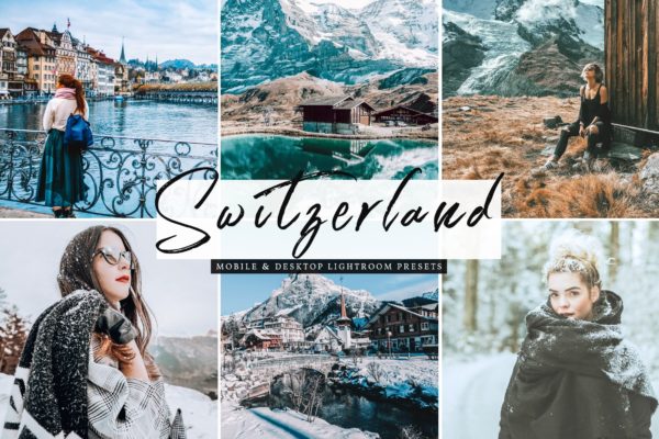 明亮不饱和色调滤镜Lightroom预设 Switzerland Mobile & Desktop Lightroom Presets缩略图 明亮不饱和色调滤镜Lightroom预设 Switzerland Mobile & Desktop Lightroom Presets