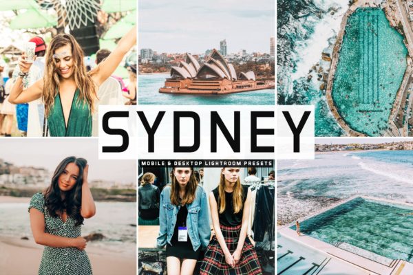柔和暖色调旅行摄影调色滤镜大洋岛精选LR预设 Sydney Mobile & Desktop Lightroom Presets