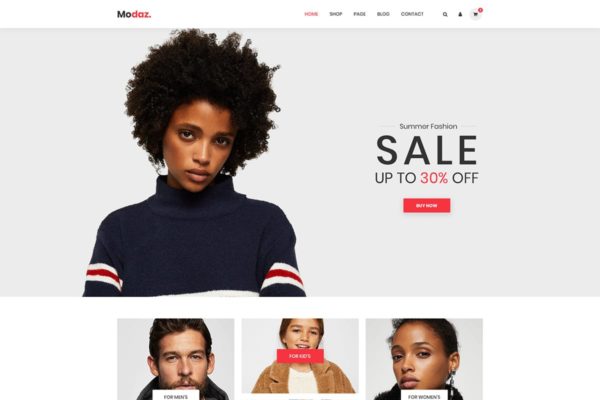 极简主义电商网站HTML网站模板大洋岛精选 Modaz | Minimalist eCommerce HTML Template缩略图 极简主义电商网站HTML网站模板大洋岛精选 Modaz | Minimalist eCommerce HTML Template