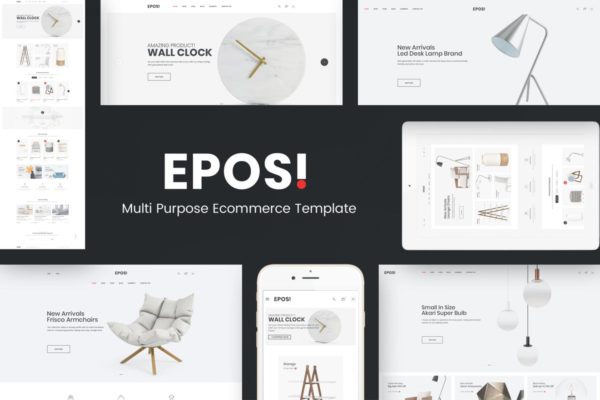 现代高端大气电子商务网站OpenCart主题模板大洋岛精选 Eposi – OpenCart Responsive Theme