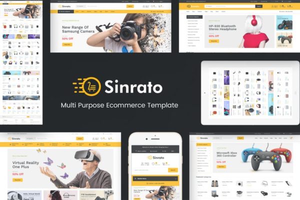 响应式电子数码产品网上商城Magento主题模板大洋岛精选 Sinrato – Mega Shop Responsive Magento Theme缩略图 响应式电子数码产品网上商城Magento主题模板大洋岛精选 Sinrato – Mega Shop Responsive Magento Theme