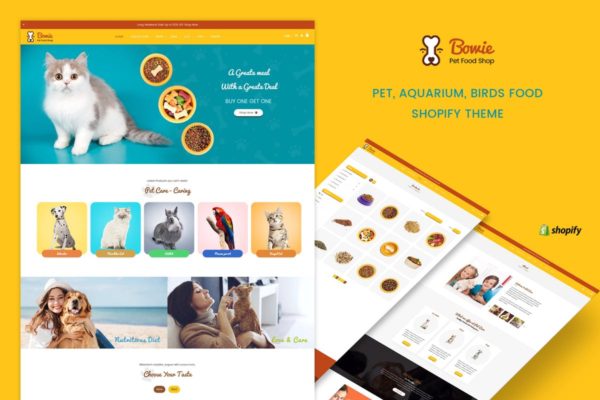 宠物食品网上商城Shopify主题模板大洋岛精选 Bowie | Pet, Aquarium, Birds Food, Live Shopify缩略图 宠物食品网上商城Shopify主题模板大洋岛精选 Bowie | Pet, Aquarium, Birds Food, Live Shopify