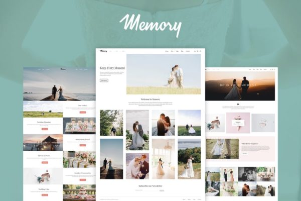 婚礼策划/婚礼邀请/婚纱摄影公司网站设计PSD模板大洋岛精选 Memory – Wedding缩略图 婚礼策划/婚礼邀请/婚纱摄影公司网站设计PSD模板大洋岛精选 Memory – Wedding