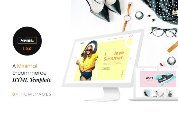 简约风格响应式网上商城HTML模板大洋岛精选下载 Nemi | Multi Store Responsive HTML Template缩略图 简约风格响应式网上商城HTML模板大洋岛精选下载 Nemi | Multi Store Responsive HTML Template