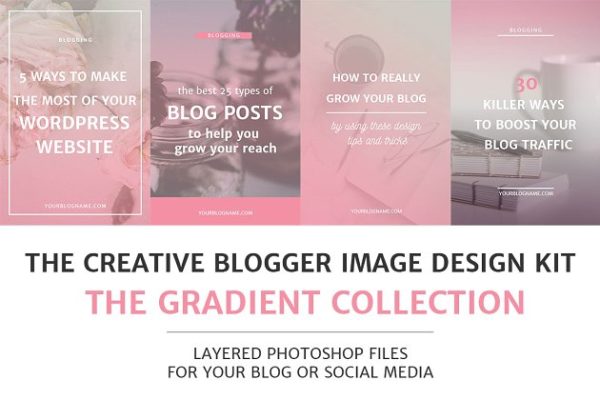 博客&社交媒体配图插图模板大洋岛精选 Blog and Social Media Image Kit