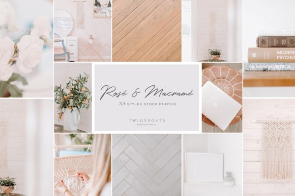 日常居家场景社交媒体贴图模板大洋岛精选 Rosé & Macramé – Styled Stock缩略图 日常居家场景社交媒体贴图模板大洋岛精选 Rosé & Macramé – Styled Stock