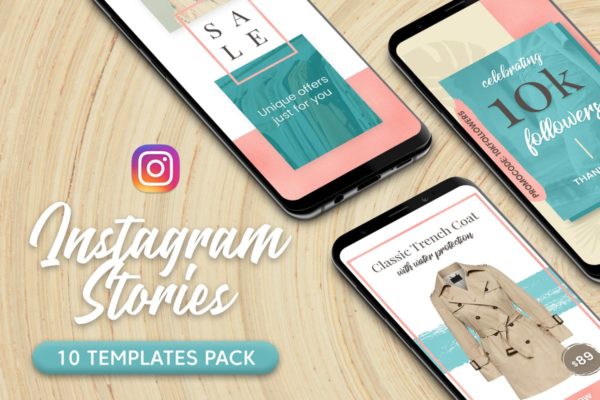 Instagram 时尚品牌故事贴图模板大洋岛精选 Instagram Stories缩略图 Instagram 时尚品牌故事贴图模板大洋岛精选 Instagram Stories