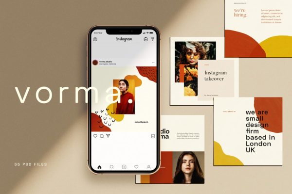 VORMA-时尚Instagram社交媒体方形设计模板大洋岛精选缩略图 VORMA-时尚Instagram社交媒体方形设计模板大洋岛精选