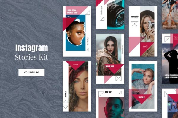 旅行摄影博客Instagram品牌故事设计素材 Instagram Stories Kit (Vol.30)缩略图 旅行摄影博客Instagram品牌故事设计素材 Instagram Stories Kit (Vol.30)