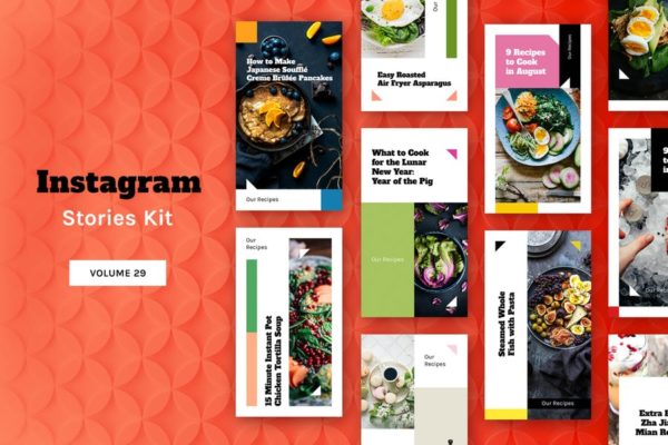 高端餐厅社交媒体新媒体宣传推广设计素材 Instagram Stories Kit (Vol.29)缩略图 高端餐厅社交媒体新媒体宣传推广设计素材 Instagram Stories Kit (Vol.29)