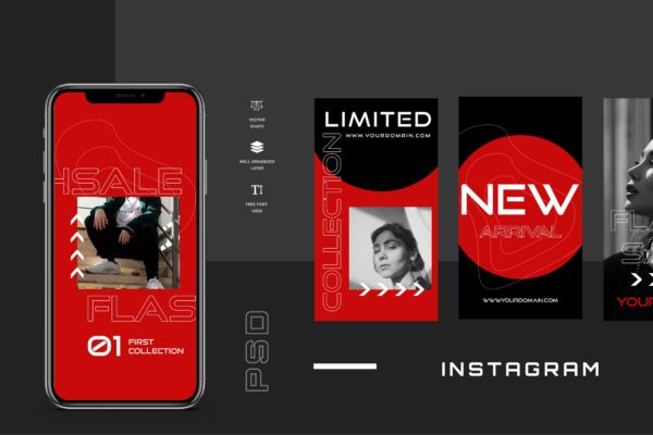 Instagram社交网站品牌故事设计工具包 Fiften – Instagram Stories – Social Media Kit缩略图 Instagram社交网站品牌故事设计工具包 Fiften – Instagram Stories – Social Media Kit