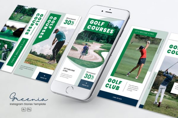 高尔夫球场/俱乐部Instagram社交媒体品牌故事推广PSD&AI模板大洋岛精选 Golf Competition Instagram Stories PSD & AI缩略图 高尔夫球场/俱乐部Instagram社交媒体品牌故事推广PSD&AI模板大洋岛精选 Golf Competition Instagram Stories PSD & AI